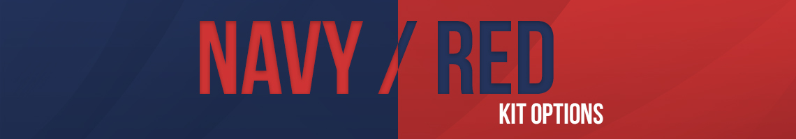 Navy/Red Banner
